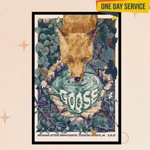 Goose Michigan Lottery Amphitheatre September 19 2025 Poster